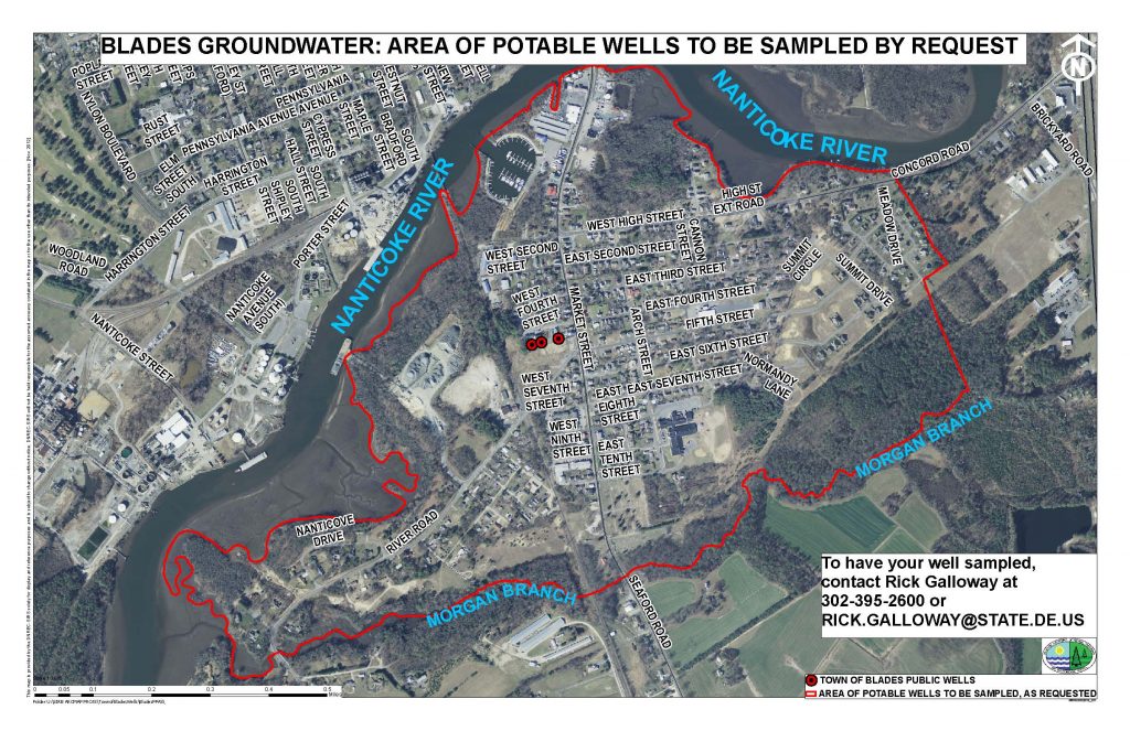 Blades Drinking Water Contamination Issues Town of Blades Sussex County Delaware